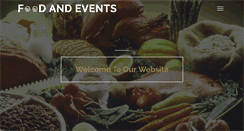 Desktop Screenshot of foodandevents.com